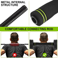 4 in 1 Adjustable Dumbbell Set, 44LBS Free Weight Set Used as Dumbbell, Barbell, Kettlebell and Push-up, Home Gym Fitness