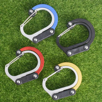 Multi Functional Aluminum Carabiner Mountaineering Buckle Quick Buckle for Outdoor Climbing Camping