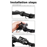 Electric Scooter Phone Holder Bicycle Stem Cell Phone Mount Quick Attach/Detach Aluminum Alloy for 2.16 To 3.93 in Smartphone