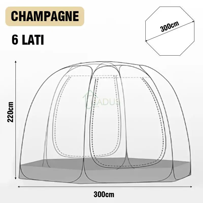 Portable Folding Transparent Outdoor Tent Starry Sky Bubble House Waterproof Winter Sunshine Windproof Camping Shade