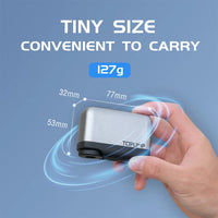 Mini Bike Pump, Portable Electric Bike Pump, Ultra Small 120PSI Battery Bicycle Pump, Automatic Shut-Off, Presta & Schrader