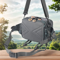 Fishing Bag Waterproof Fishing Fanny Pack with Adjustable Belt Fishing Shoulder Bag for Outdoor Hiking Fishing