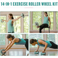 Professional Abdominal Equipment: Home Gym Yoga Core Trainer for Women, Green