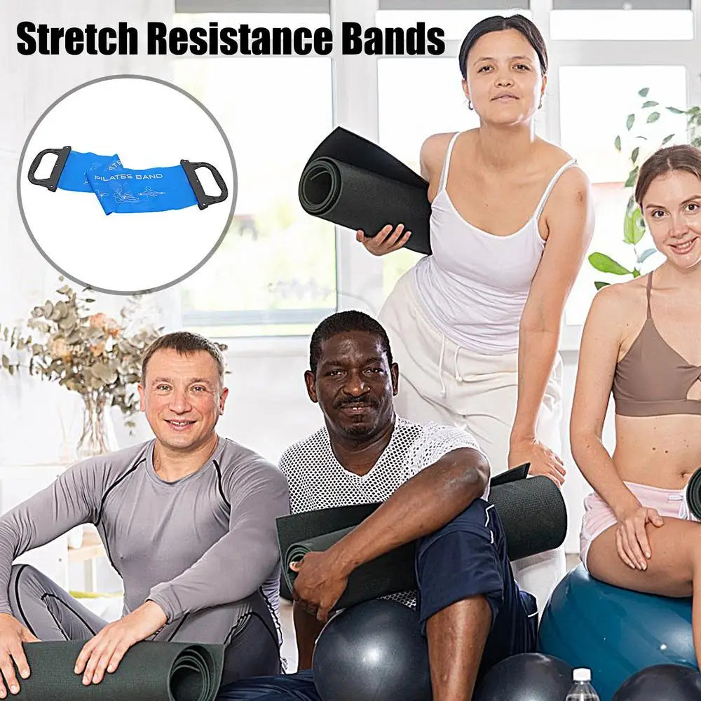 Resistance Bands For Exercise Elastic Exercise Bands Fitness Tensioner Belt Gym Equipment Elastic Yoga Strap For Working Out
