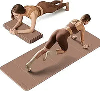 Thick Foldable Yoga Mat - 10mm Non-Slip TPE, Extra Long-Wide 75x26, Portable and Easy Storage for Fitness