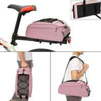 Waterproof Bike Rack Bag, Rear Seat Pannier for Cycling Storage