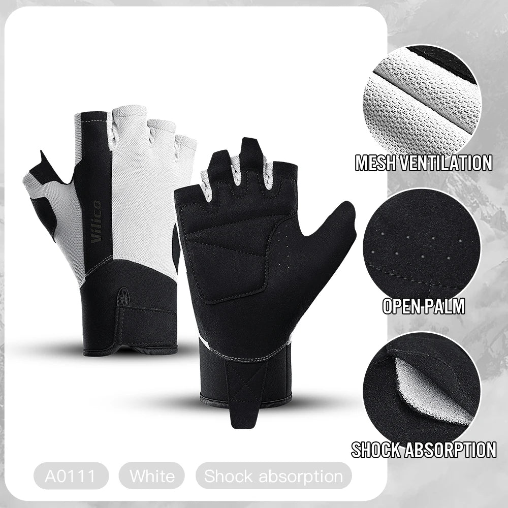 Workout Gloves Men Women Gym Lifting Fitness Climbing Exercises Work Out Wrist Belt Shock Absorb Foam Pad Palm Crossfit