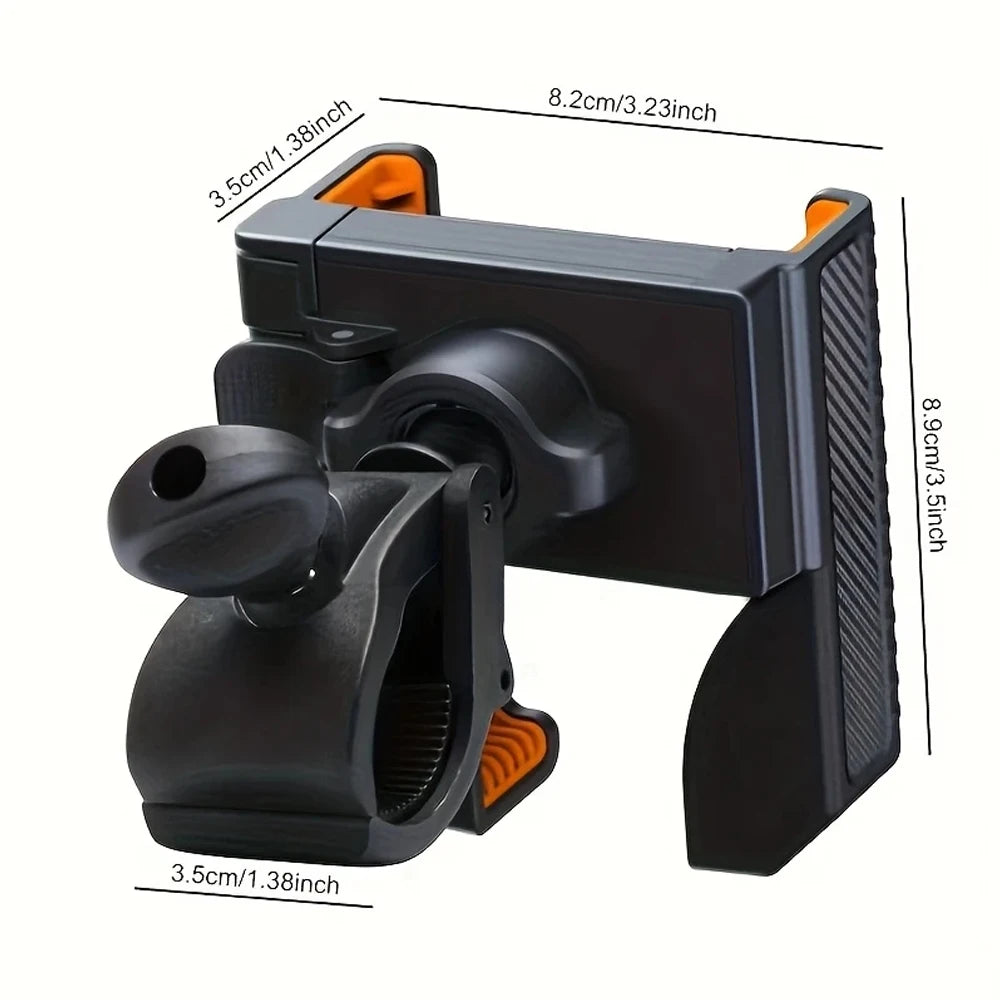 Bike Phone Holder Stand Bicycle Motorcycle Handlebar Mobile Phone Mount Clip GPS Support Shockproof Bracket for 4.5-7.0” Phones