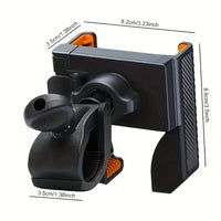 Bike Phone Holder Stand Bicycle Motorcycle Handlebar Mobile Phone Mount Clip GPS Support Shockproof Bracket for 4.5-7.0” Phones