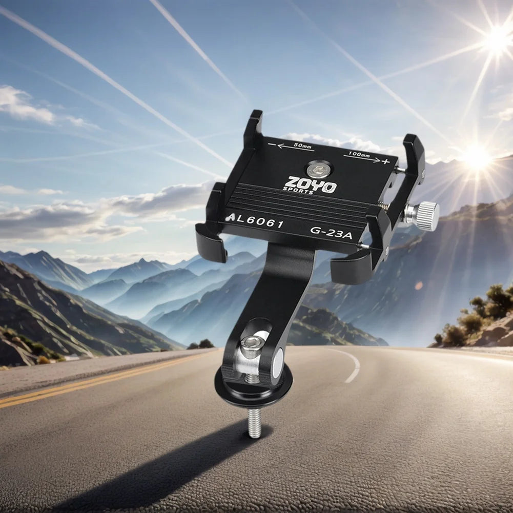 Bike Phone Mount Bicycle Phone Clip Anti-Shake Bike Phone Holder Clamp Adjustable Bicycle Mobile Phone Support for MTB Road Bike