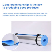 Waterproof Yoga Mat Moisture-proof Yoga Mat Portable Aluminum Membrane Exercise Mat Multifunction for Fitness Exercise