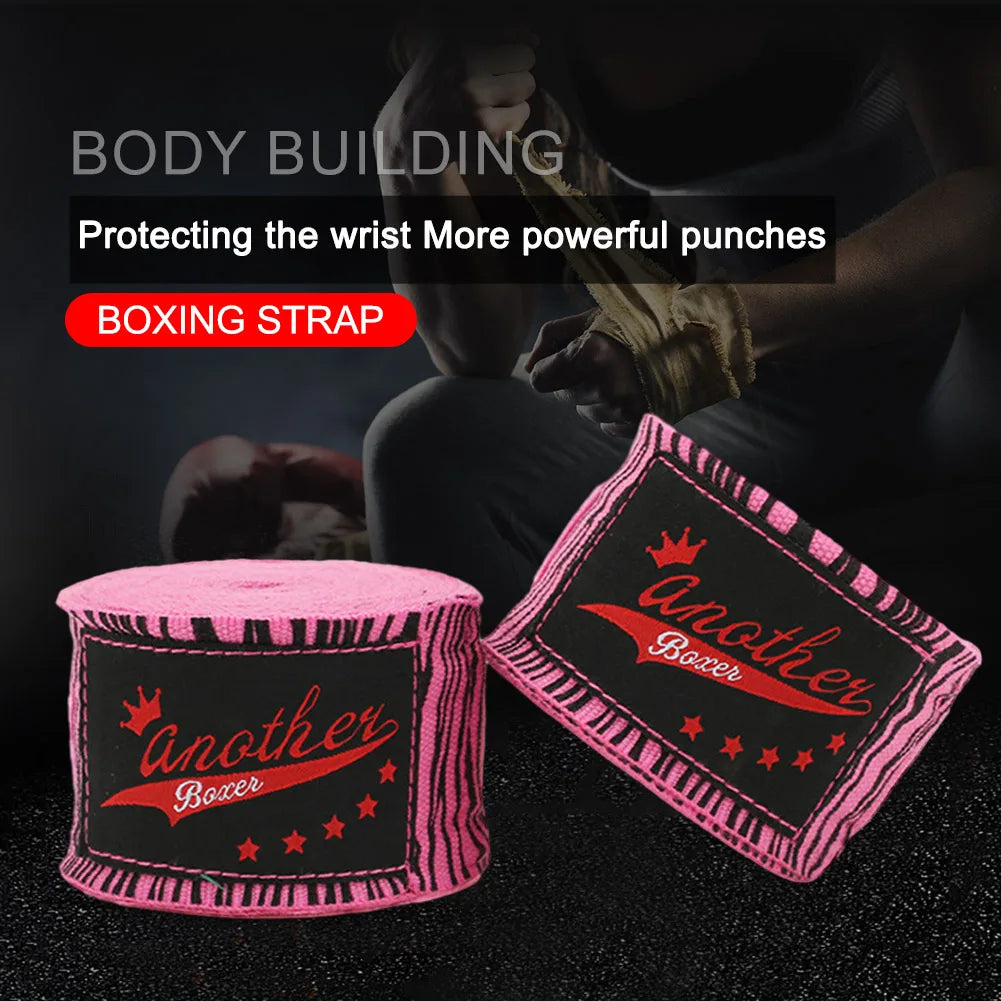 3/5M Boxing Gloves Elastic Kickboxing Hand Wrap Breathable Muay Thai Hand Bandage Printing for Boxing Fitness Training