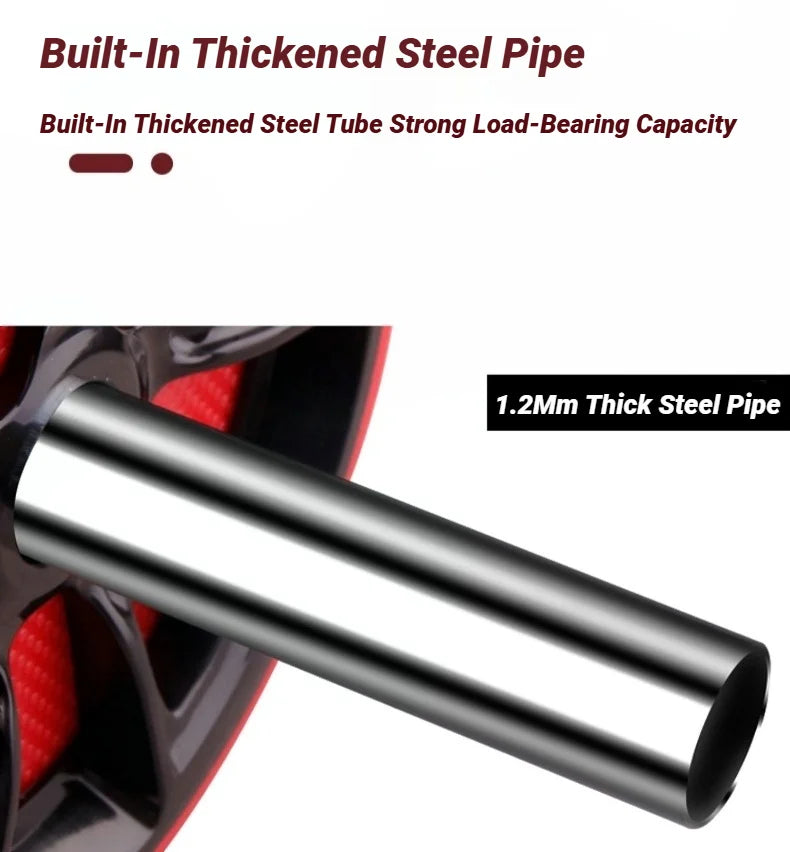 Big Roller For ABS Workout Wheel Exercise Equipment Core Abdominal Home Gym Muscle Device Fitness Men And Women Weight Loss