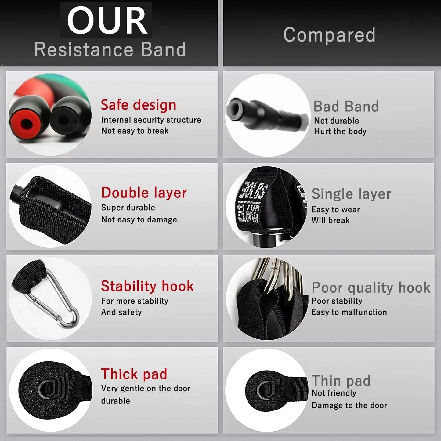 Pilates Bar Kit with Resistance Bands Multifunctional Yoga Bar Portable Home Gym Resistance Bar Kit for Full Body Workouts