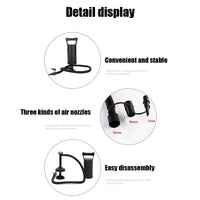 Manual Air Pump Fast Inflation Inflatable Hand Pump Two-Way Handheld Inflatable Air Pump for Swimming Pools Mattresses