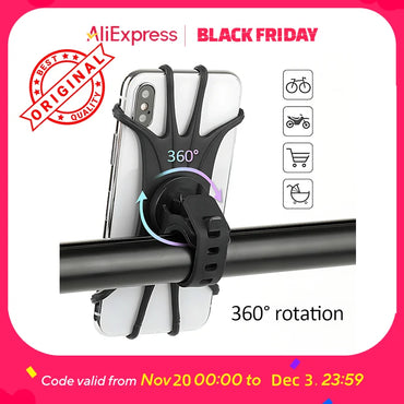 1-Pack Heavy-Duty Phone Holder - New Year's Fitness Gear for Gym Bike & Treadmill with One-Second Lock