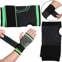 Gym Fitness Gloves Wrist Support Sports Wristband Therapy Protector Fingerless Safety Body Building Entertainment 1Piece