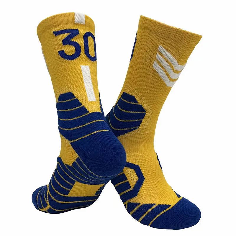 Professional Star Basketball Socks Elite Thick Sports Socks Adults Kids Non-slip Breathable Durable Towel Bottom Sports Socks