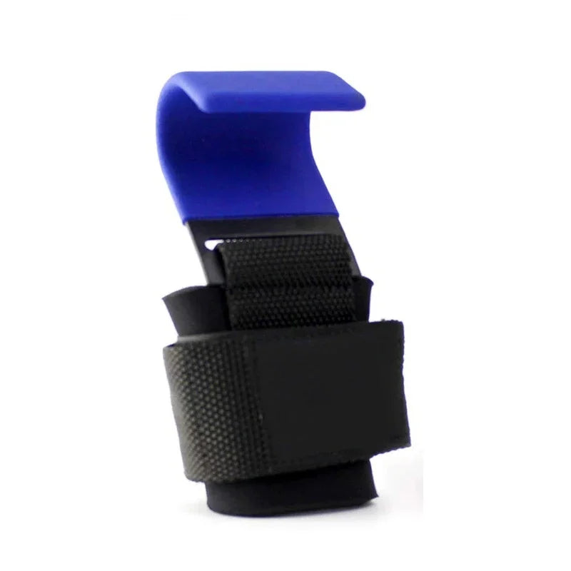 1PCS Weight Lifting Hook Grips With Wrist Wraps Hand-Bar Wrist Strap Gym Fitness Hook Weight Strap Pull-Ups Power Lifting Gloves