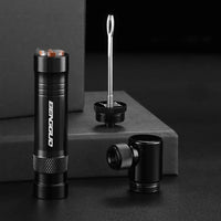 CO2 Bicycle Pump with Tubeless Tire Repair Tool Schrader & Presta Valve Portable Tire Inflator Aluminum Alloy for MTB Road Bike