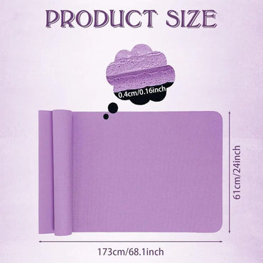 Bulk 10 Yoga Mats, 68 x 24 x 4mm, Latex-Free, Non-Slip for Kids & Adults, Ideal for Outdoor Yoga, Pilates, Exercise