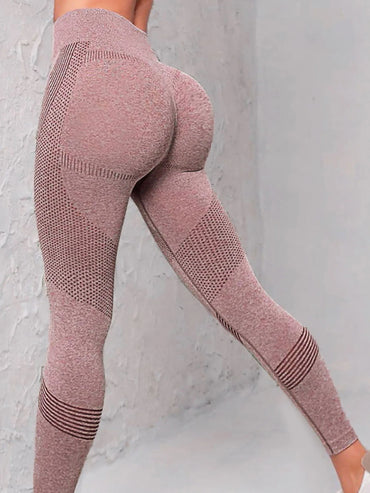 High Waist Compression Leggings with Butt Lift Technology for Women - Tummy Control Yoga Pants with Stretchy Contour Design