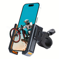 Bike Phone Holder Stand Bicycle Motorcycle Handlebar Mobile Phone Mount Clip GPS Support Shockproof Bracket for 4.5-7.0” Phones