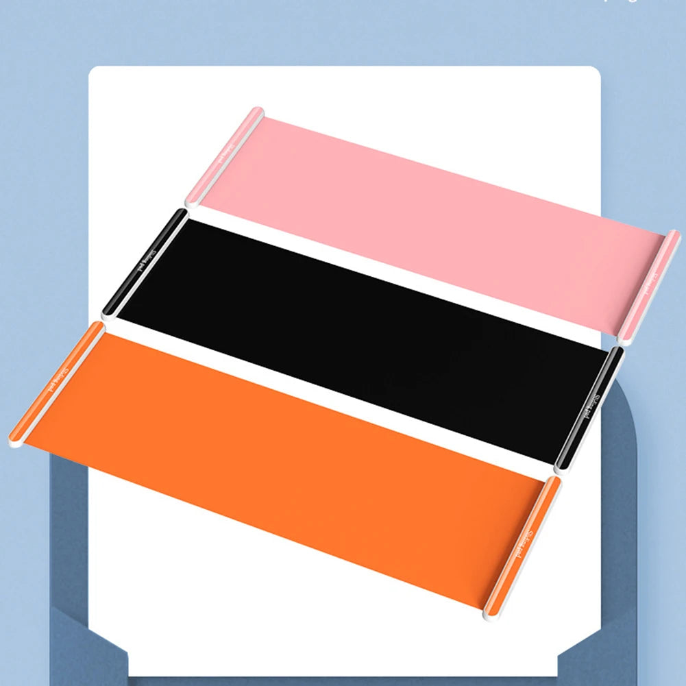 140/180/200CM Yoga Sliding Mat Sport Fitness Glide Pilates Skating Training Board Mat for Ice Hockey Roller Skating Leg Exercise