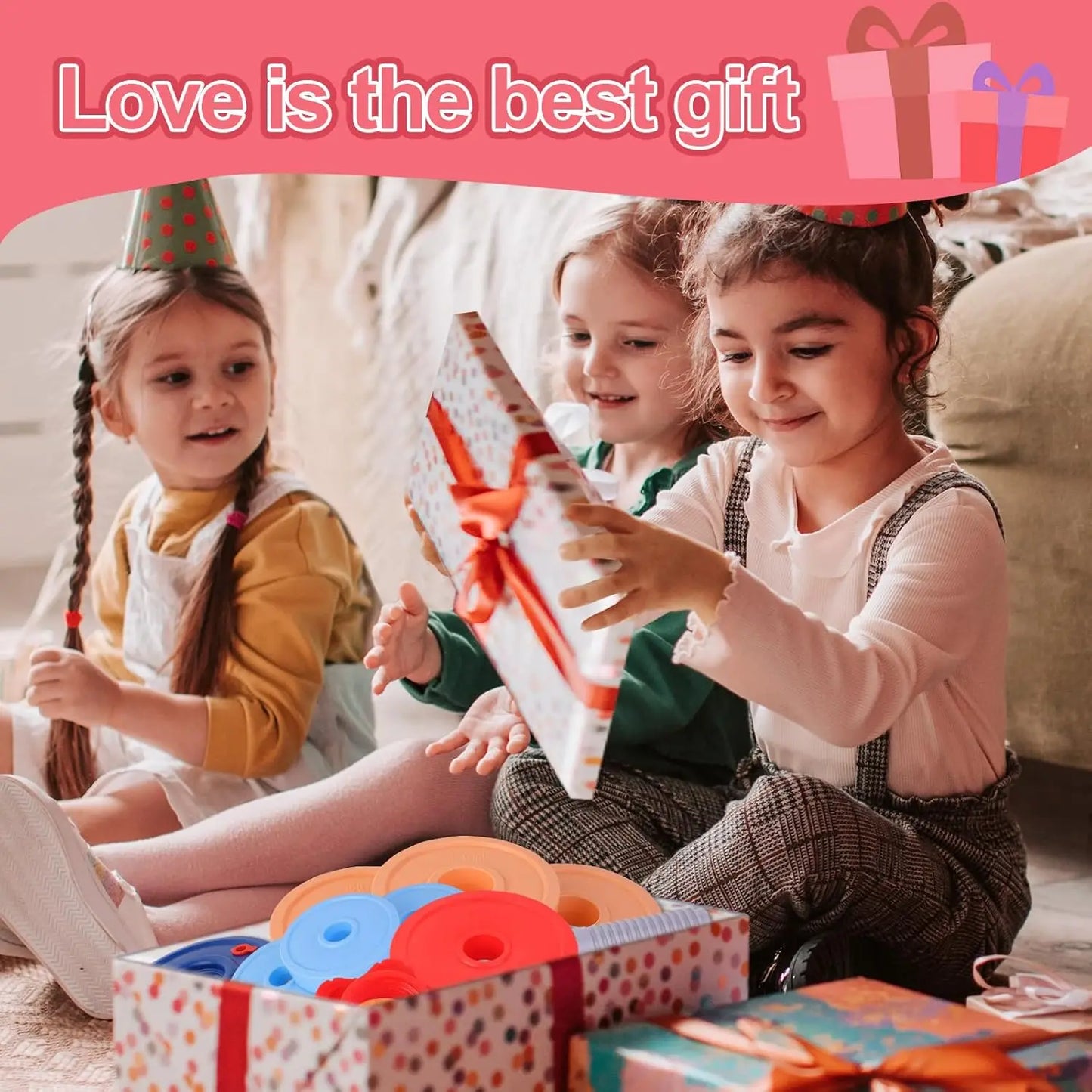 Adjustable Kids Dumbbell & Kettlebell Set - Safe Fitness Toy for Toddlers Ages 3-6, Perfect Birthday Gift