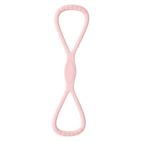 Figure 8 Yoga Resistance Band 35 LB Soft Silicone Exercise Band Quick Rebound Fitness Resistance Band Gym Stretching Pilates