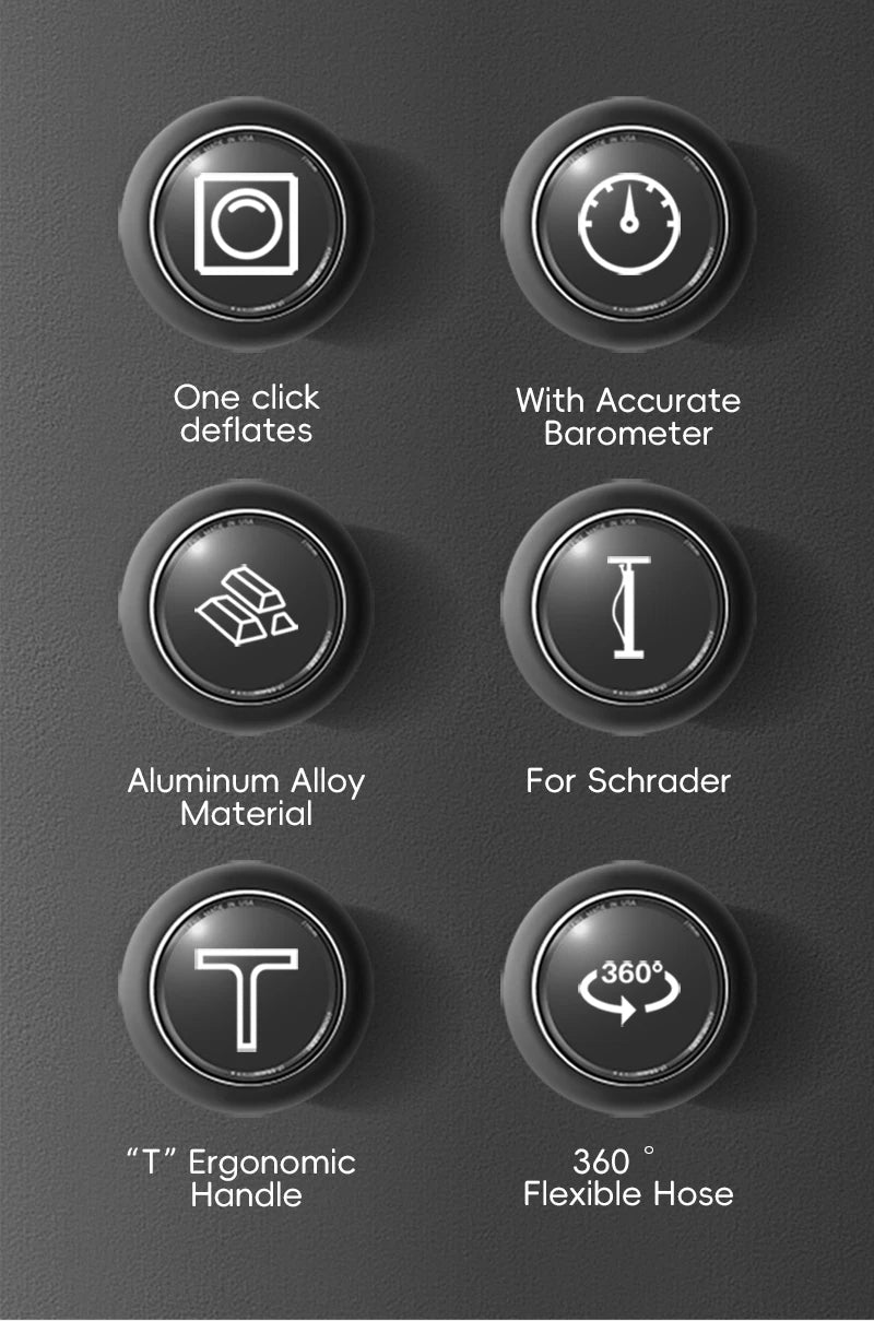 WEST BIKING 400PSI Bicycle Air Pump High Pressure MTB Bicycle Pump Front Fork Rear Suspension Pressure Gauge Schrader Valve