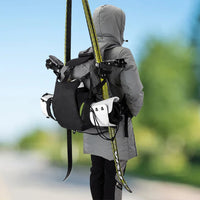 30L Skiing Boot Backpack with Adjustable Fastening Straps Skating Helmet Bag Waterproof Ski Storage Backpack Skiing Accessories