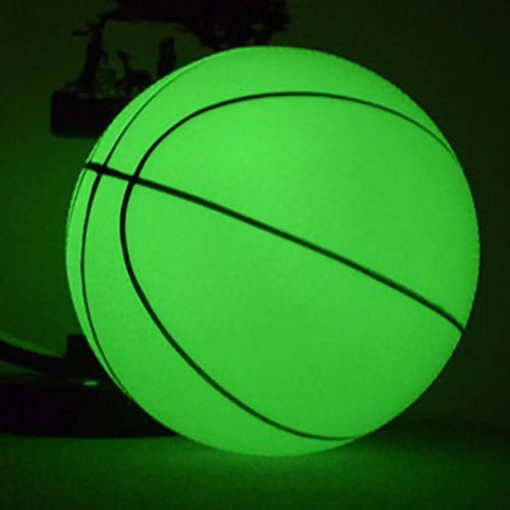 Luminescent Basketball Light Up Glowings Basketball Toddler Bouncy Balls Light Up BasketBall For Indoor Outdoor Play Games