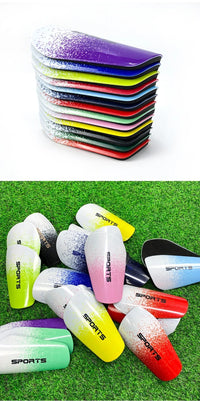 Loogdeel 1 Pair Soccer Shin Guards Insert Board Boy Training Legging Protective Football Protectors Pads Adult Kids Shinguards