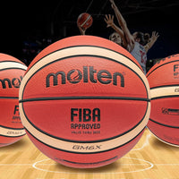 Original Molten GM6X GM7X Basketball Official Size 6 Size 7 Competition Basketball Standard Ball Men's and Women's Training Ball