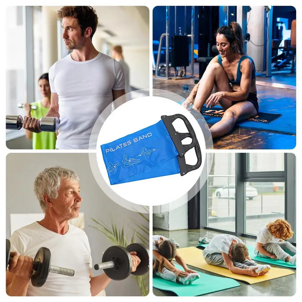 Resistance Bands For Exercise Elastic Exercise Bands Fitness Tensioner Belt Gym Equipment Elastic Yoga Strap For Working Out