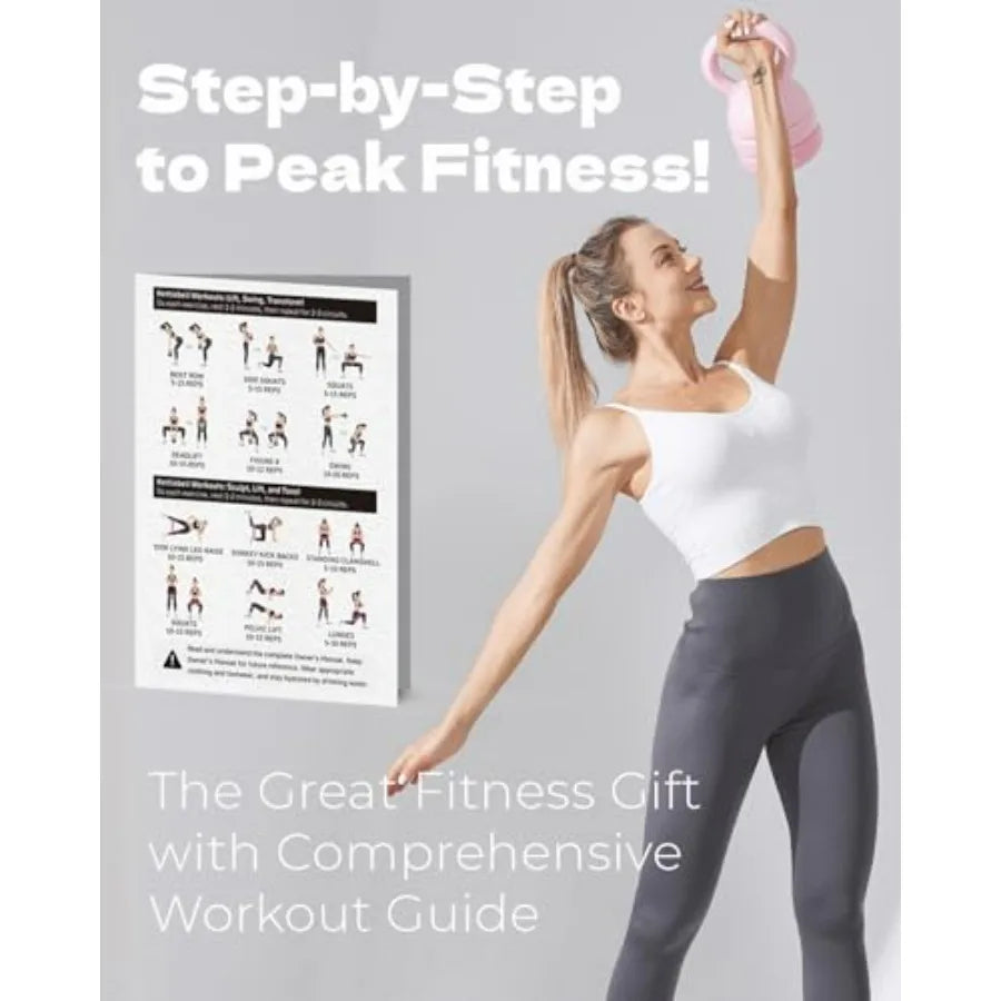 Gray Weights Set 1lb & Blue Kettlebell 5-12lb Bundle | Home Gym