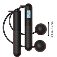 1Pair Ropeless Jump Rope Smart Cordless Counting Skipping Rope Anti-Slip Adjustable Weighted Cordless Jump Ropes