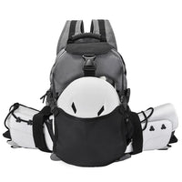 30L Skiing Boot Backpack with Adjustable Fastening Straps Skating Helmet Bag Waterproof Ski Storage Backpack Skiing Accessories