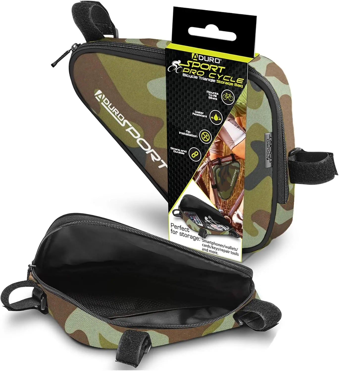 Bicycle Bike Storage Bag Triangle Saddle Frame Pouch for Cycling