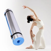 Waterproof Yoga Mat EVA Exercise Pad Thickened Aluminum Membrane Exercise Mat Portable Multifunction for Fitness Exercise