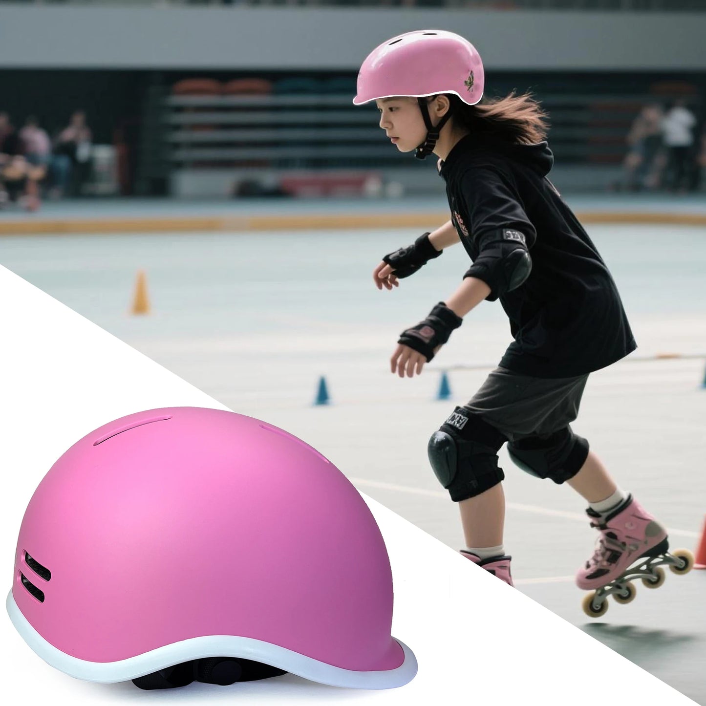 ARTOROO Scooter Sport Helmet for Adults & Teens - Size Adjustable Bike Helmet for Skateboard, Cycling, Roller Skating, and Urban