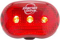 Beamer 1 & Blinky 3 Bike Light Set, White Head/Red Tail