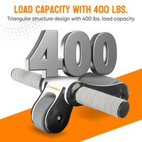 Ab Roller Wheel for Men and Women Portable Foldable Ab Wheel Roller for Core Workout at Home Gym Outdoors