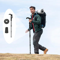 54-110cm Hiking Sticks Walking Stick Trekking Poles Mountaineering Telescopic Walking Stick for Particularly Steep Climb