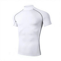 Compression T Shirt Men Bodybuilding Sportswear Short Sleeve Quick Dry Workout Shirts Sport Tops Tee Gym Running T-shirt Men