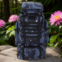 80L Comfort Breathable Camouflage Backpack Waterproof Wear-resistant Climbing Backpack Outdoor Sports Rucksack Ski Hiking Bags