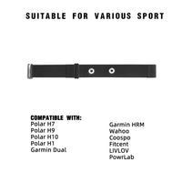 Heart Rate Monitor Replacement Sensor Band Belt Soft Fitnesss Chest Band Chest Belt Fits for Polar Garmin Magene