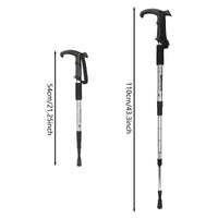 54-110cm Hiking Sticks Walking Stick Trekking Poles Mountaineering Telescopic Walking Stick for Particularly Steep Climb