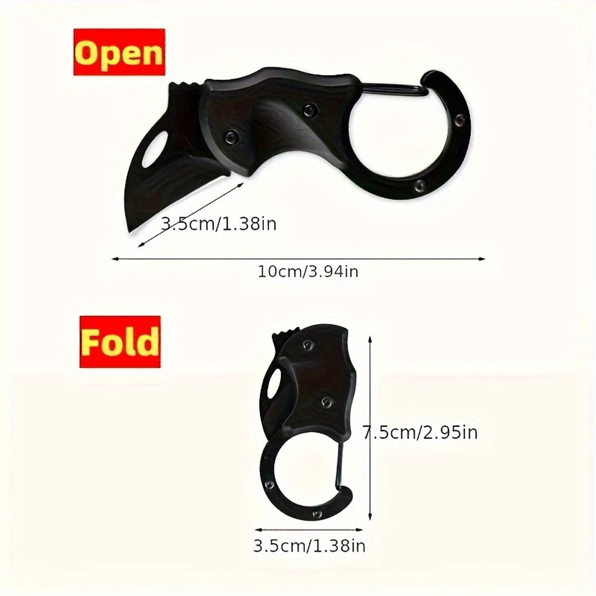 Keychain Folding Knife Mini High-Hardness Multi-Tool Camping & EDC Survival Gift